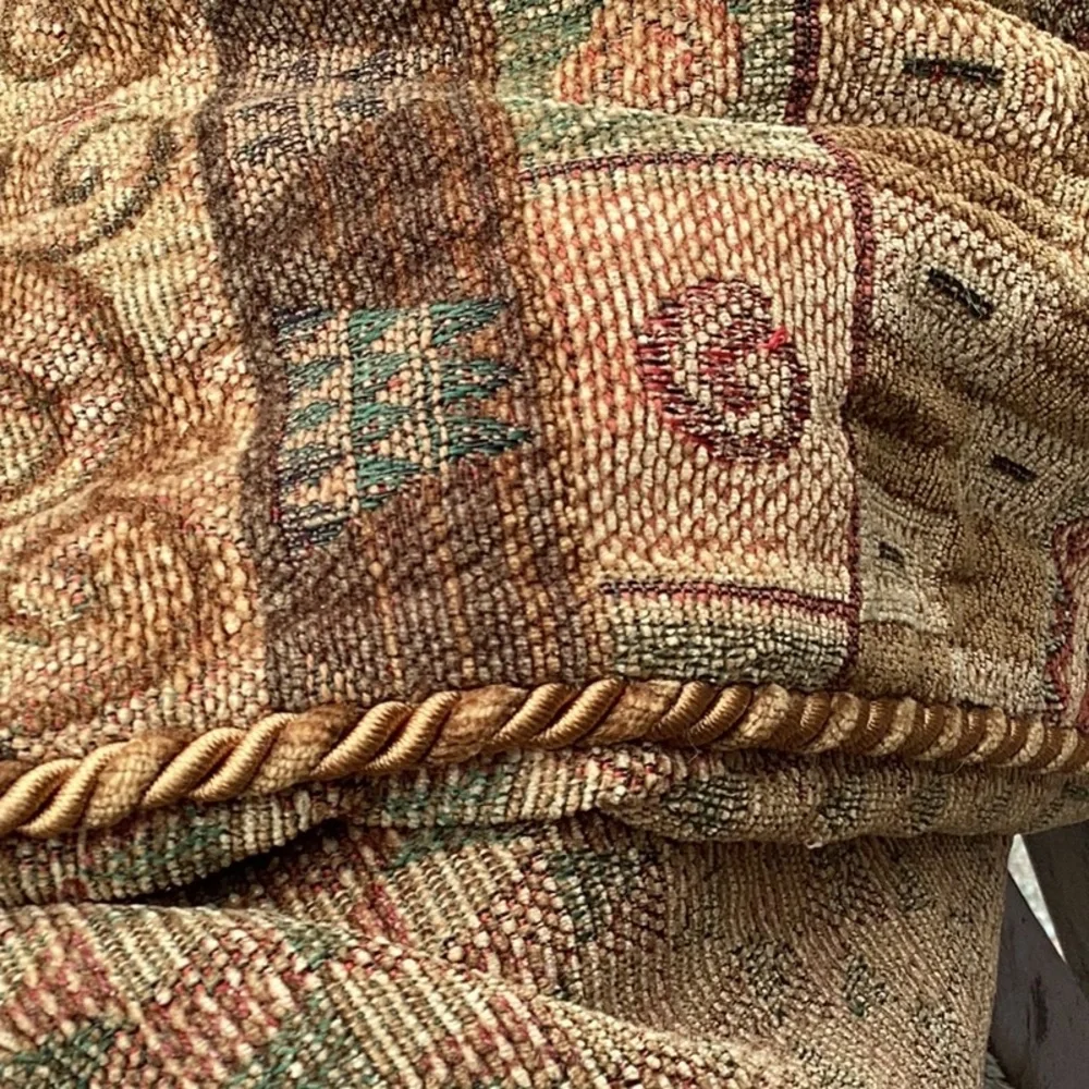 TABLECLOTH WOVEN BLANKET or Rug EPLVC CORD EDGE